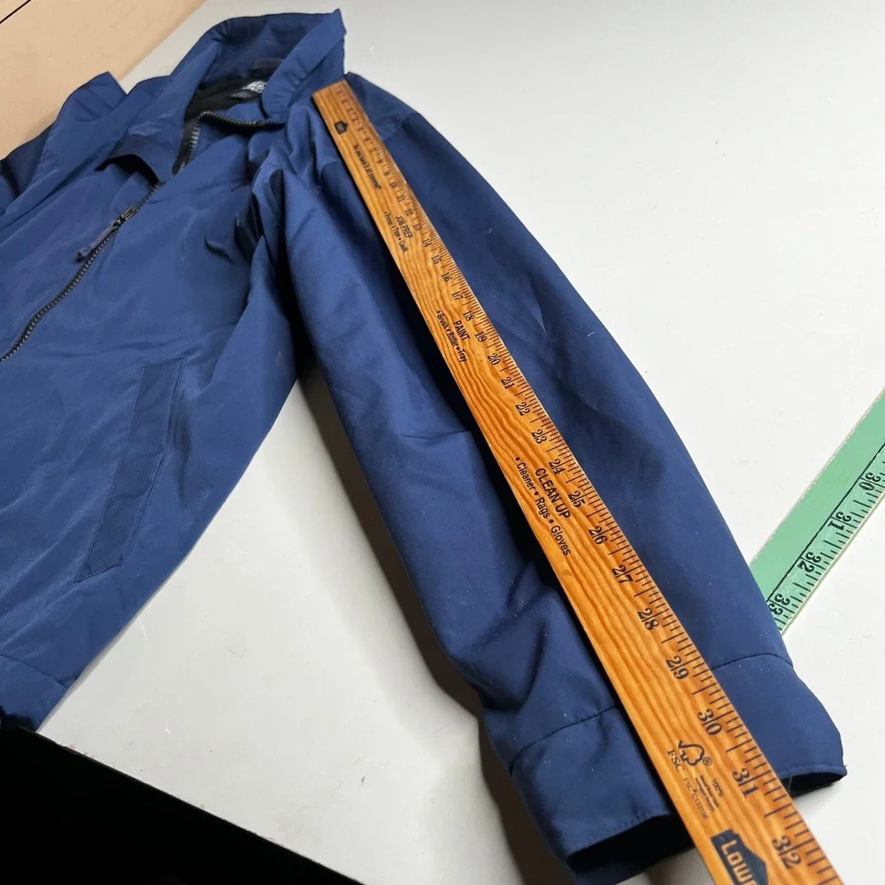 Polo Ralph Lauren Mens Blue Windbreaker Jacket Full Zip Mesh Lined Large